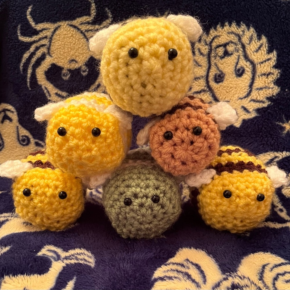 Mini Crochet Bee Plush 🐝